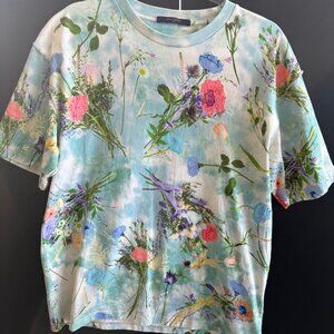 Louis Vuitton LV Embroidered Floral T-Shirt, XL